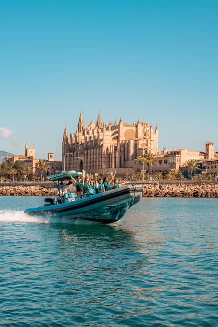 Mallorca: 2h speedboat tour, visit caves, cliffs and snorkel - Rocky coves instead of movie-style caves