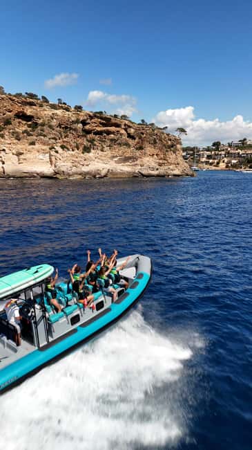 Mallorca: 2h speedboat tour, visit caves, cliffs and snorkel - What the $62 price really covers