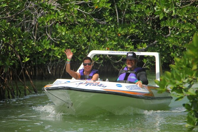 Mangrove and Lagoon Speed Boat Tour - Taking the wheel at Marina Puerto Madero