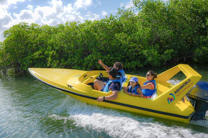 Mangrove Jungle Speedboat Experience - Understanding the Mayan Coral Reef and MUSA stops