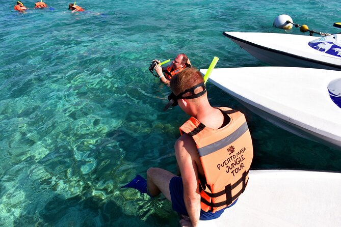 Mayan Ritual + Speed Boat Tour + Snacks - Pickup areas and timing choices