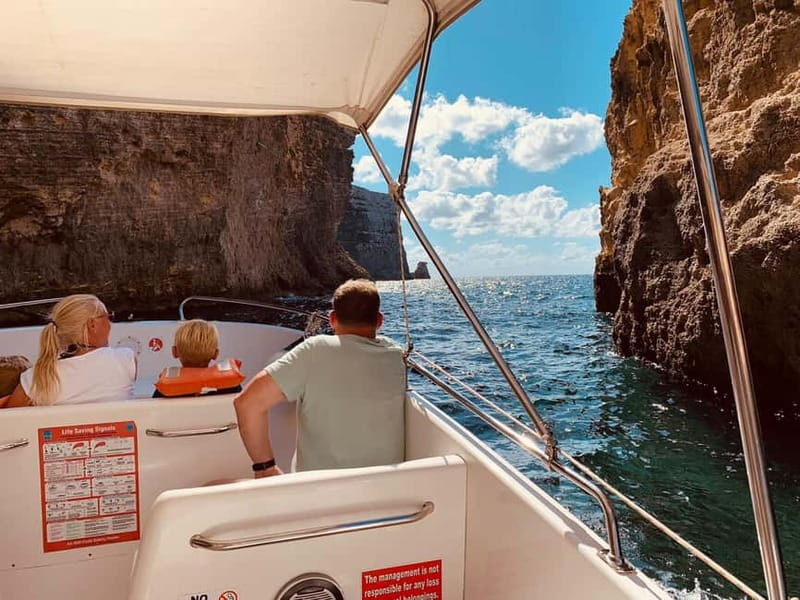 Mellieha: 1:00pm Speedboat round Comino Caves 2h Blue Lagoon - What $34 gets you