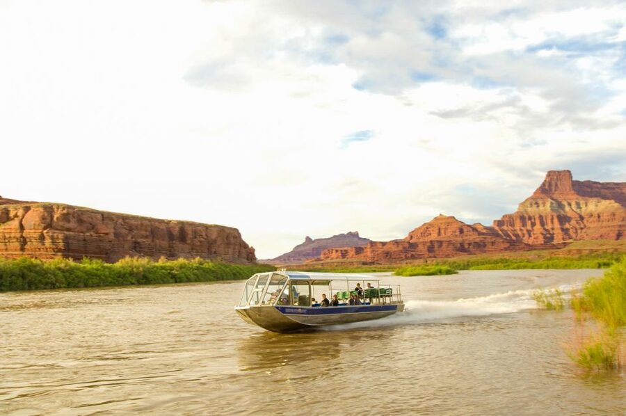 Moab: 3-Hour Jet Boat Tour to Dead Horse Point State Park - Dead Horse Point from the river