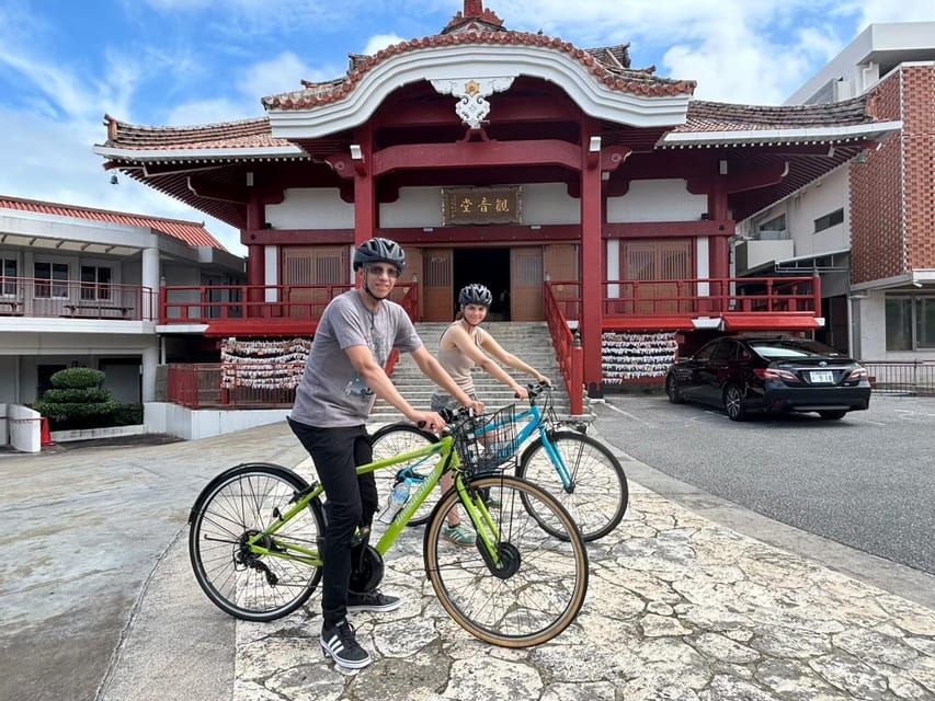 Naha: Guided E-Bike Tour of the 12 Zodiac Temples - Shuri Kannon Temple and views from the red temple