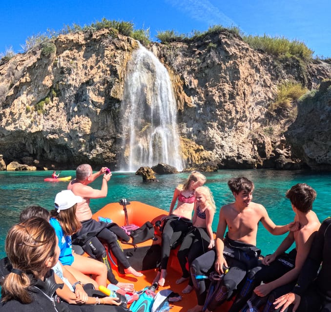Nerja-Maro: Snorkeling & Sea Scooter Speedboat Trip - The speedboat ride toward Maro-Cerro Gordo