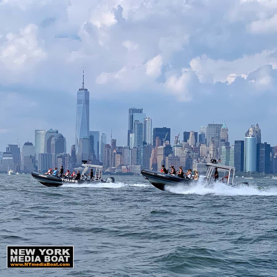 New York City: Harbor Speedboat Tour - Brooklyn waterfront, Red Hook, and Governors Island