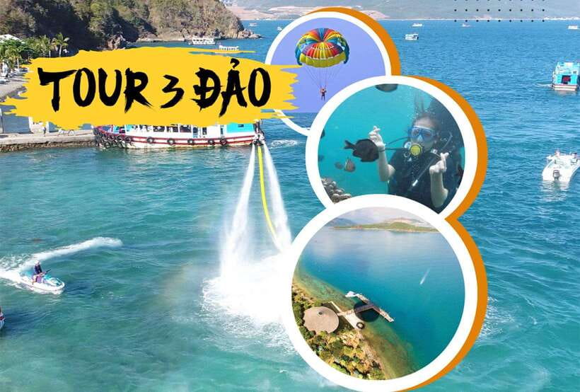 Nha Trang: 3-Island Tour with Lunch and Speedboat Ride - 7:00 to 8:30 AM, hotel pickup and the pier