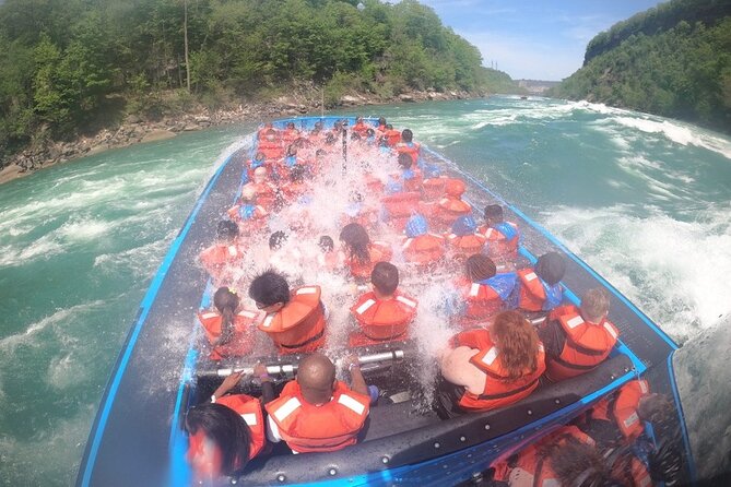 Niagara Falls USA, Open-Top (Wet) Jet Boat Tour - The Niagara Gorge and the famous whirlpool spins
