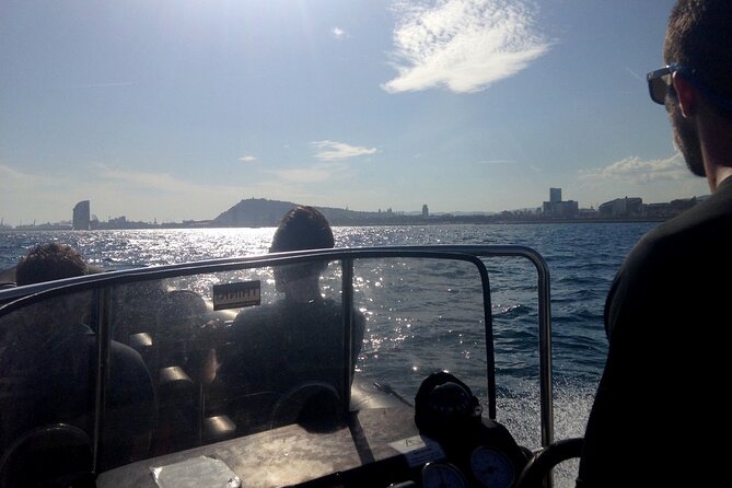 One-hour High-Speed Powerboat Ride - Port Vell, superyachts, and the Columbus Statue