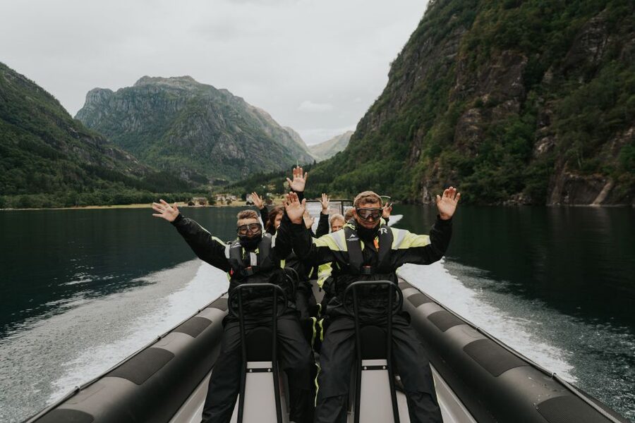Øystese: Hardangerfjord RIB safari to the Fyksesund branch - What the RIB ride feels like in practice