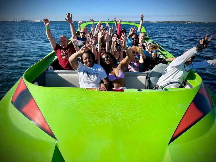 Panama City Beach: Xtreme Jet Boat Thrill Ride - What happens during the 30-minute to one-hour ride