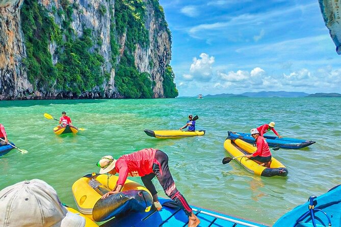 Phang Nga Bay, James Bond Island by Premium Speedboat - Palm Beach Club and the first swim