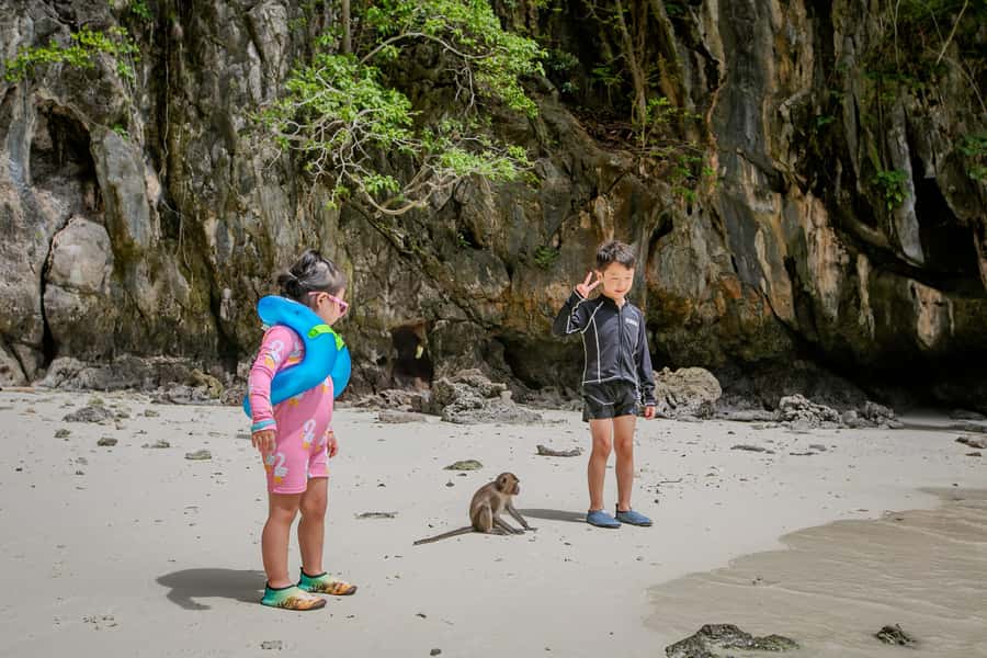 Phi Phi: 7 Islands Speed Boat Tour with Sunset and Plankton - Bamboo Island gives you a proper beach hour