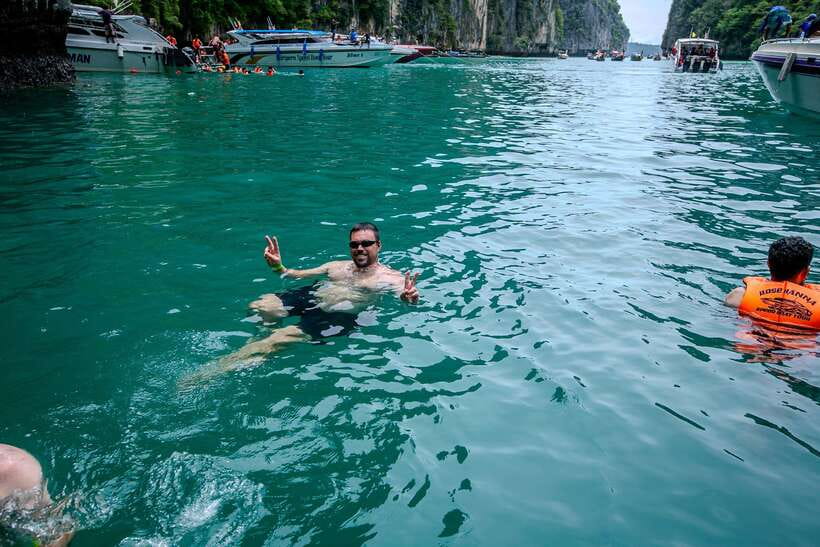 Phi Phi : Half Day By Speed Boat 4 hours Phi Phi Lay - What $58 buys you around Phi Phi