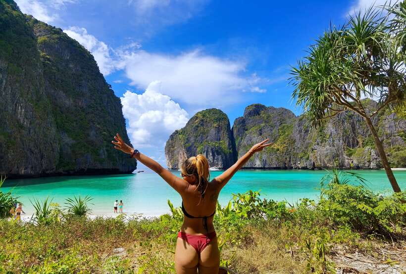 Phi Phi: Half-Day Speedboat Tour with Maya Bay & Snorkel - Maya Bay and the reality behind the famous beach