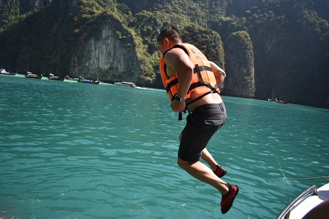 Phi Phi Islands Speedboat Full-Day Tour from Phuket+ Buffet Lunch - Pileh Bay gives you the first big water stop
