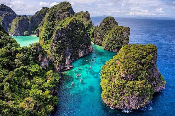 Phi Phi & Khai Islands Snorkeling Trip w/ Lunch and Fins by Speedboat - Viking Cave and Loh Samah Bay from the water