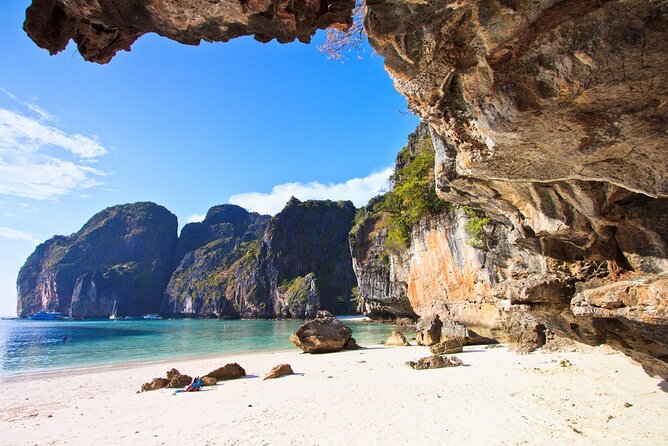 Phi Phi , Khai & Maya : Unforgettable Island Hopping by Speedboat - Maya Bay and Viking Cave: famous scenery with limits
