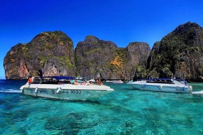 Phi Phi, Maya, and Bamboo Island Speedboat Tour from Krabi - Monkey Beach from the boat
