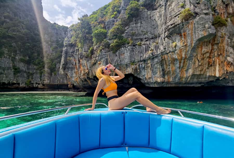 Phi Phi: Private Speedboat Tour with Maya Bay and Snorkel - Maya Bay gives you a full hour at the famous beach