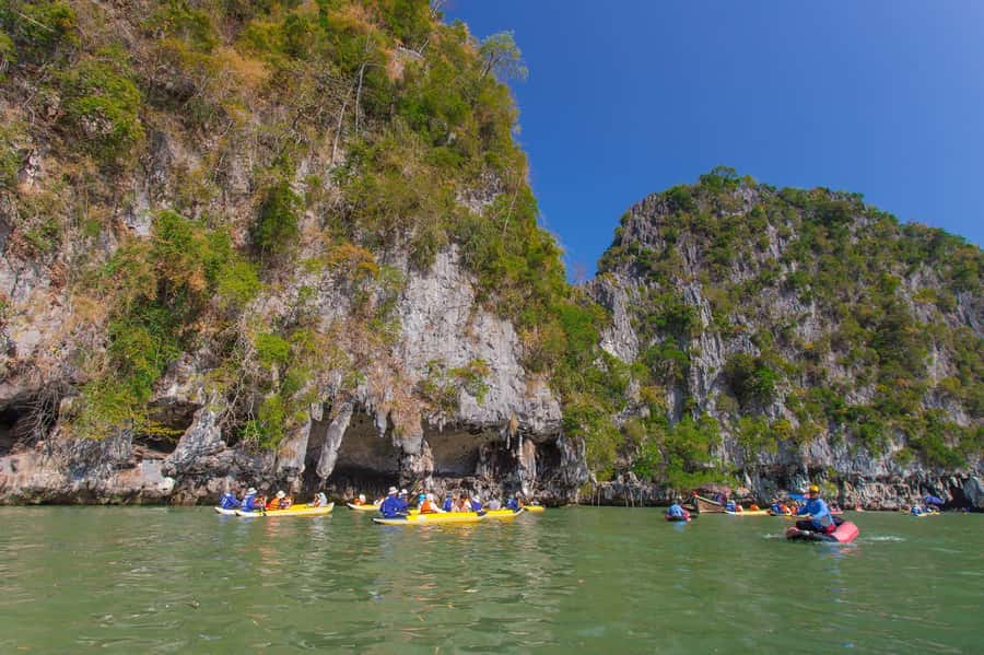Phuket: James Bond and Khai Islands Day Trip by Speedboat - Hong Island by canoe