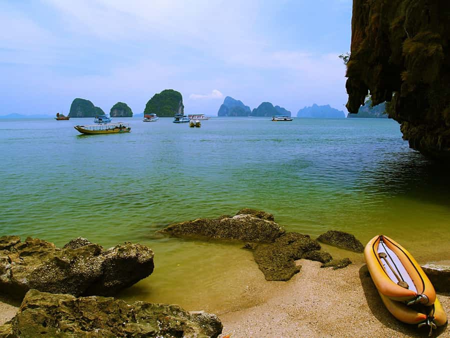 Phuket: James Bond Island Sea Canoe by Speedboat - Koh Panyee shows a different side of the bay