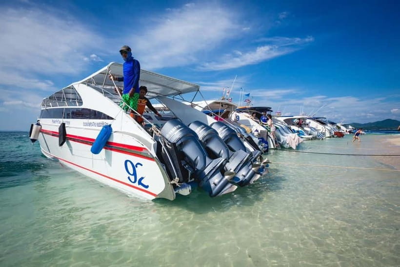 Phuket: KHAI ISLANDS TOUR with LUXURY SPEEDBOAT - Speedboat Ride From the Private Beach