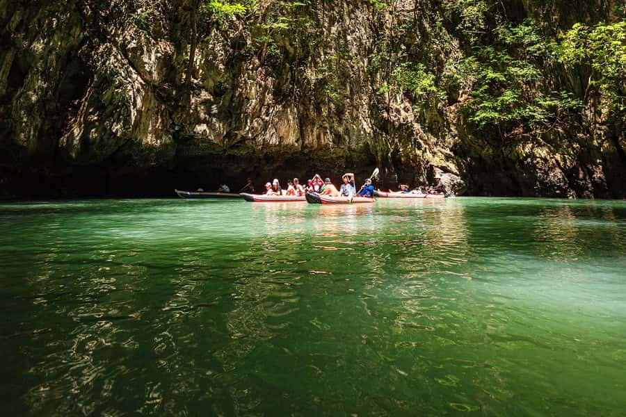 Phuket: Lazy Khao Phing Kan & Yao Islands Speedboat Day Tour - Canoeing through Hong Island’s mangroves