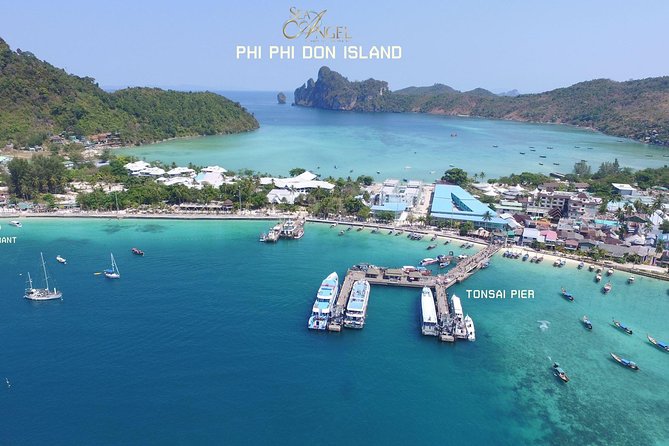 PHUKET-Phi Phi Island-Khai Island-Lunch by Sea Angel Speed Boat - Maya Bay and the busy beauty of Phi Phi Leh