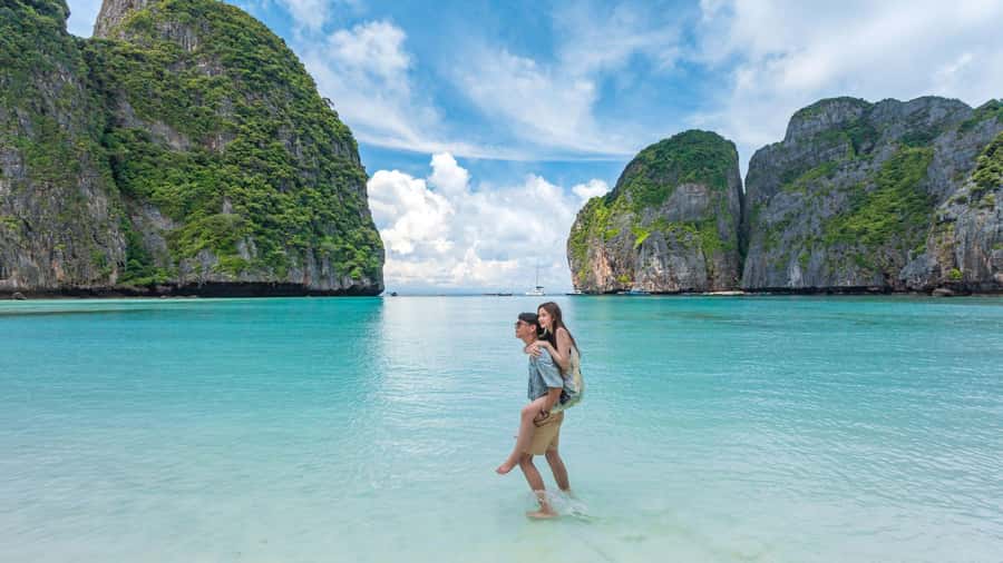 Phuket: Phi Phi Khai or Maiton Island by Speedboat/Catamaran - Pileh Lagoon and the optional longtail ride