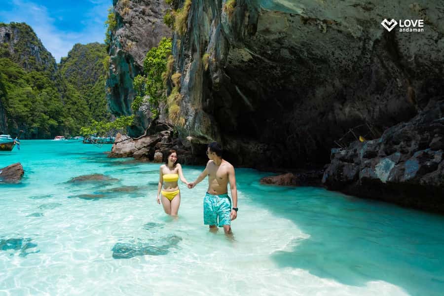 Phuket: Phi Phi Pileh Lagoon Bamboo Island by Speed Boat - Why this Phi Phi day works well