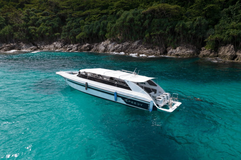 Phuket: Racha and Coral Islands Speedboat Trip with Lunch - Coral Island offers the longest pause