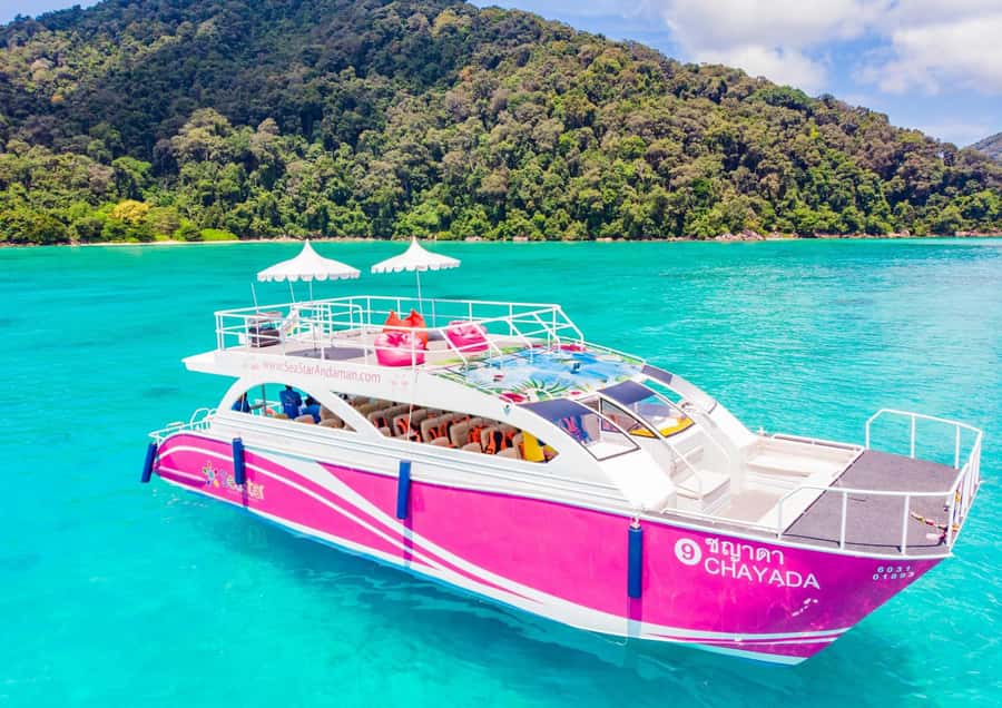 Phuket: Similan Island Day Trip by Speed Boat Catamaran - Koh 5 brings the first clear-water swim