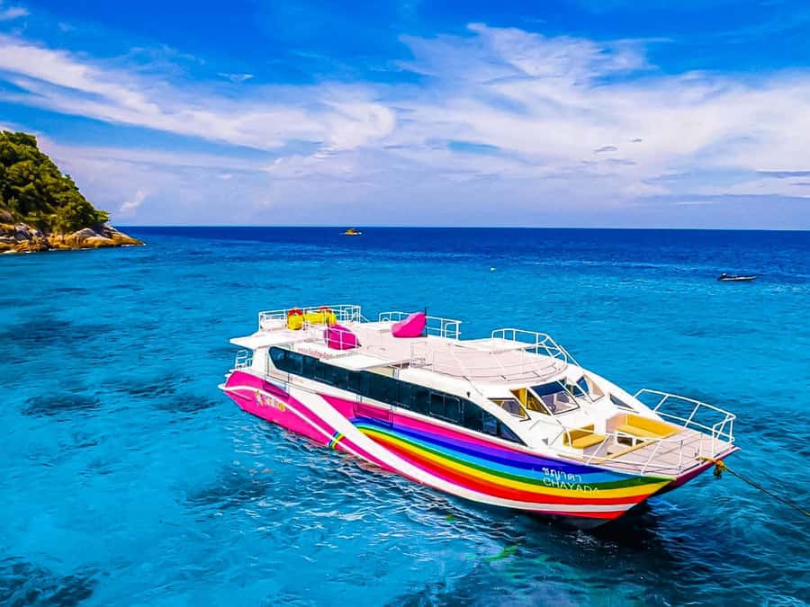 Phuket: Similan Island Day Trip by Speed Boat Catamaran - From your Phuket hotel to the private pier