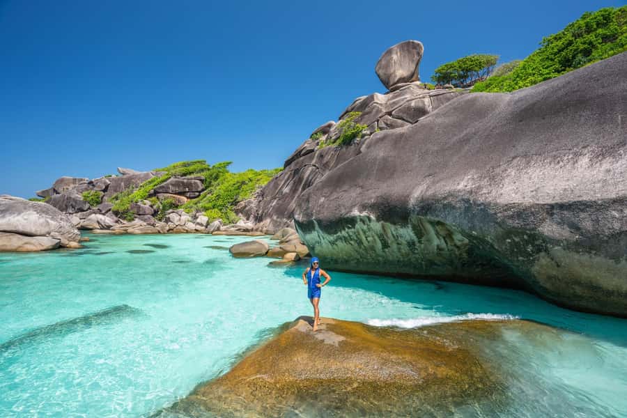 Phuket: Similan Island Full-Day Trip by Speedboat with Meals - Miang Island at 10:20: a useful first stop