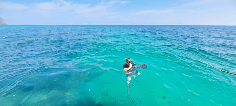 Phuket to Phi Phi Full-Day Luxury Speed Boat Charter - Maya Bay before the crowds
