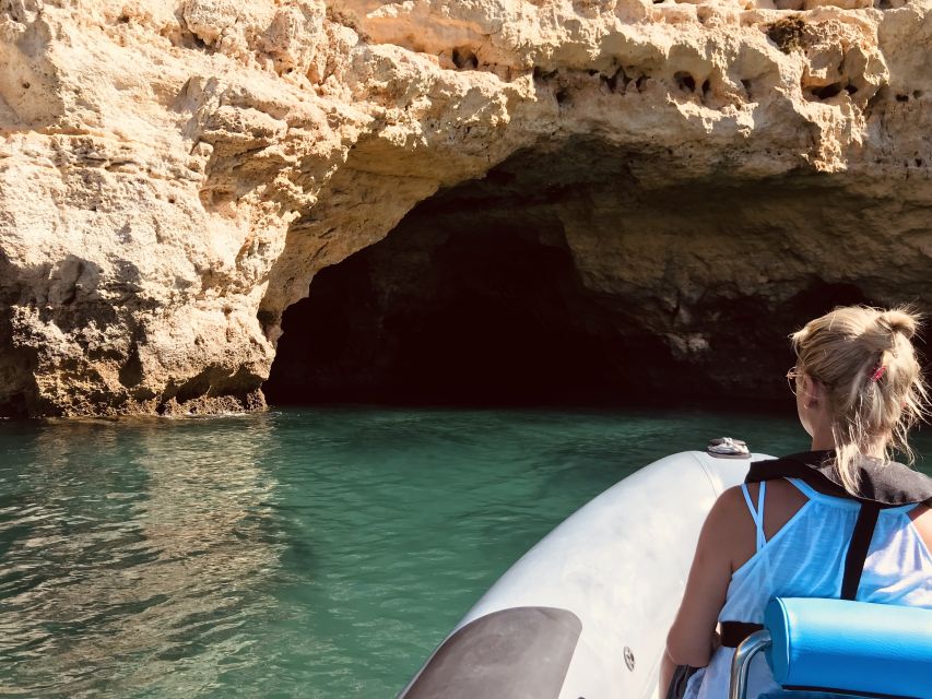 Portimão: Benagil Cave, Marinha Beach Speedboat Tour - The swim stop, and what to expect