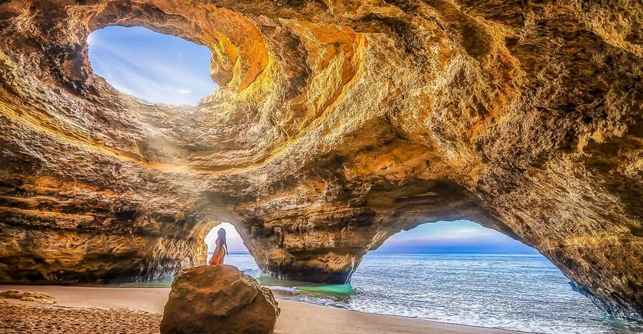 Portimão: Benagil Caves Speed Boat Tour with Sunset Option - Entering the Benagil Caves
