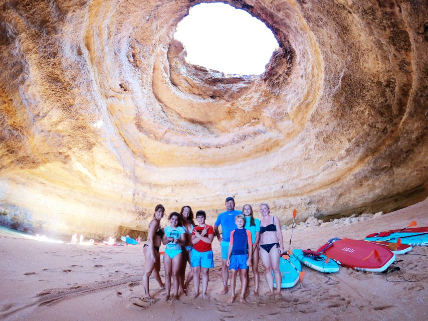Portimão: Benagil Caves Speedboat and Kayak Guided Tour - Benagil Cave from a kayak