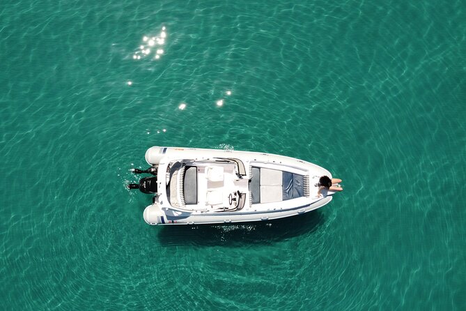 Private 7m 250hp speed boat tour Shipwreck Blue caves up to 8pax - Swimming inside Skinari’s Blue Caves