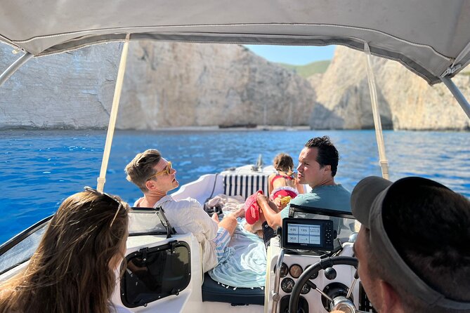 Private 7m 250hp speed boat tour Shipwreck Blue caves up to 8pax - Who gets the best value from $722.87