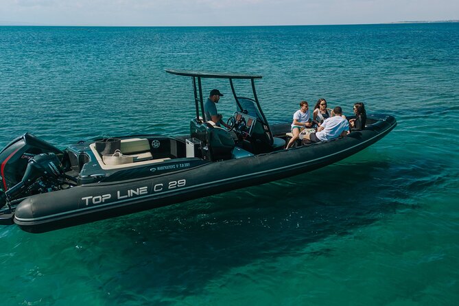 Private Cruise with Speedboat: Kleftiko- Sarakiniko- Sykia cave - Gerakas and the pale strip beneath the mountain
