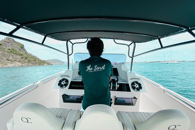 Private Full-Day Speed Boat Tour of St. Martin with Luxury Lunch - Happy Bay is the place to stop moving