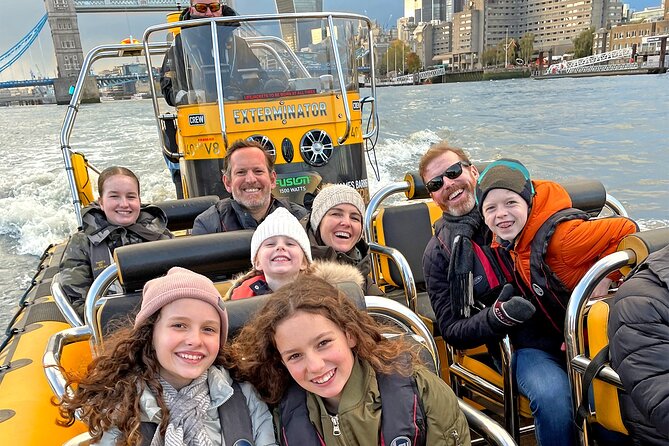 PRIVATE HIRE SPEEDBOAT 'ULTIMATE TOWER RIB BLAST' FROM TOWER PIER - 40 Minutes - Reaching the Thames Barrier