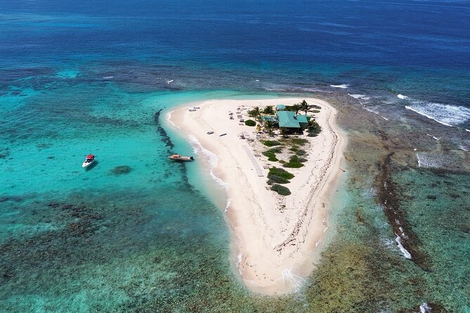Private Speed Boat Charter to Anguilla - Sandy Island combines sand and snorkeling