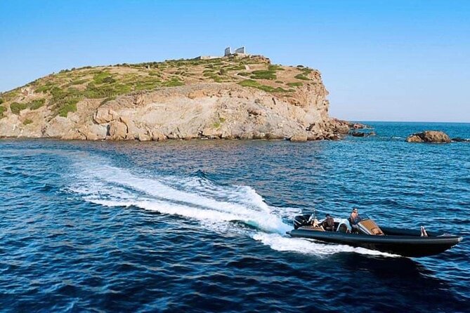 Private Speed Boat Day Cruise In Athens Riviera - The first cove: swimming with Poseidon nearby