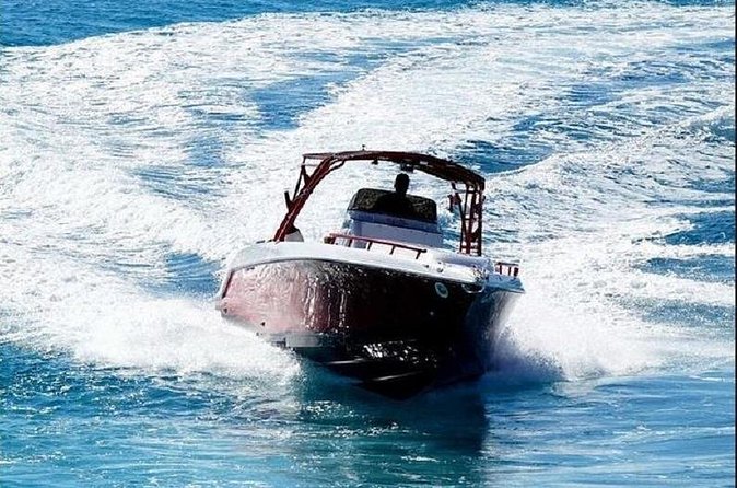 Private Speedboat Charter: St Maarten to Anguilla - Little Bay, reached only by boat