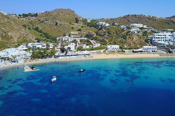 Private Speedboat Cruise from Delos to Rhenia and Mykonos - Rhenia: the day’s best swimming stop