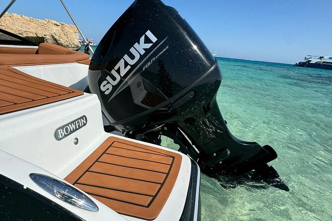 Private Speedboat Dolphins and Snorkelling Cruise in Hurghada - Abu Minqar Island and the shipwreck finish