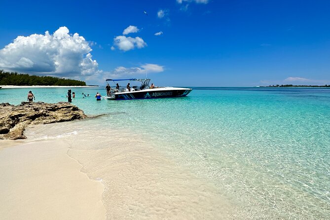 Private Tour 45ft Powerboat to Nearby Islands - Rose Island gives you an hour of beach time